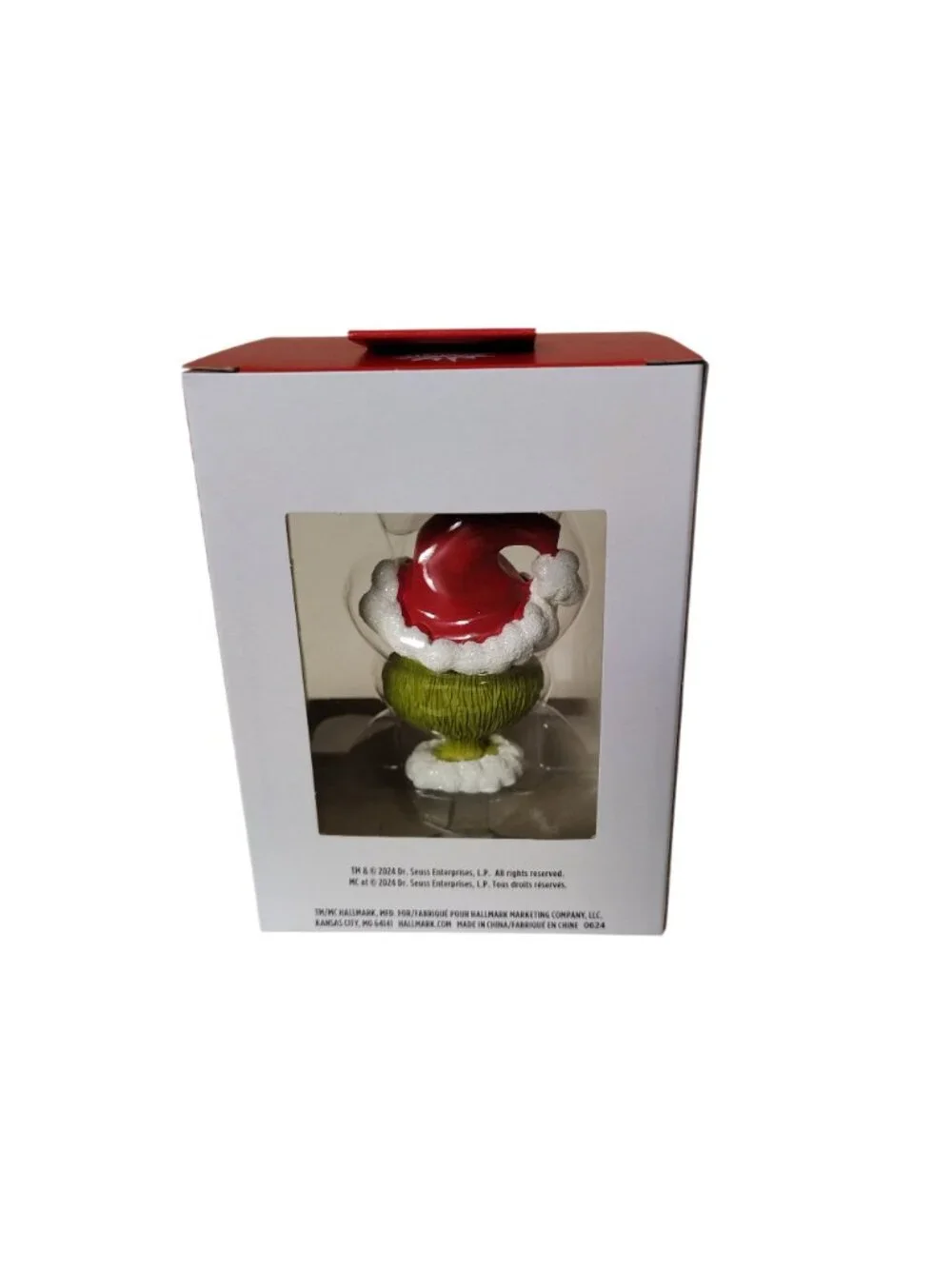 Hallmark Christmas Ornament The Grinch In Santa Hat Collectible Decoration